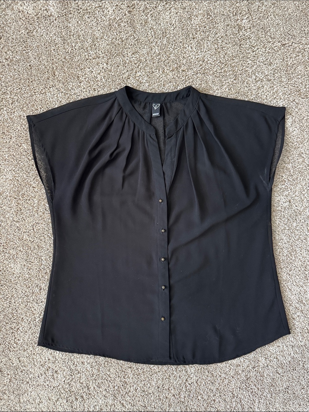 Windsor Short Sleeve Button Up Blouse